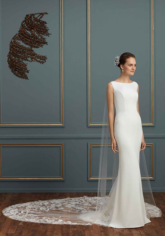 Amaré Couture C122 Kennedy Sheath Wedding Dress - 1