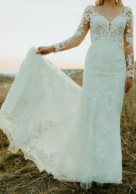 Stella York 7586 Column Wedding Dress - 7
