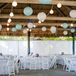 Playful White and Sea Green Paper Lanterns