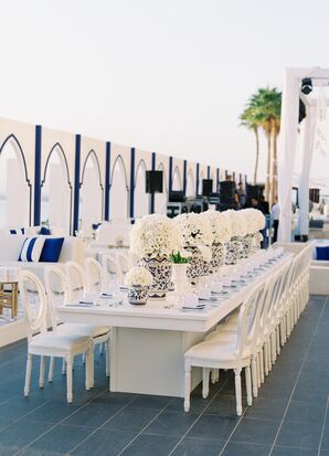 Modern White Reception Tables