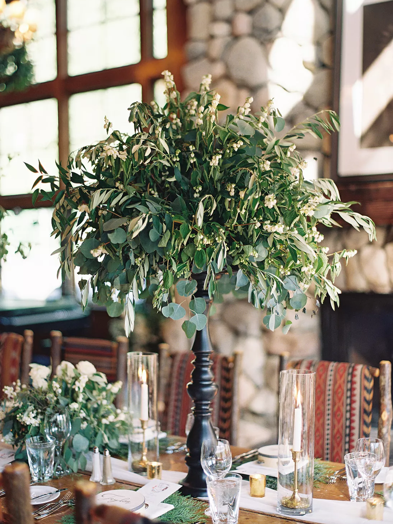 Eucalyptus decor for your wedding reception