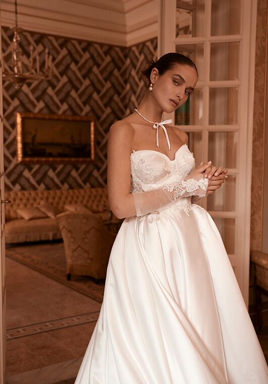 Soft flow by Ricca Sposa Atelier Hera 25-012(3) Ball Gown Wedding Dress - 5