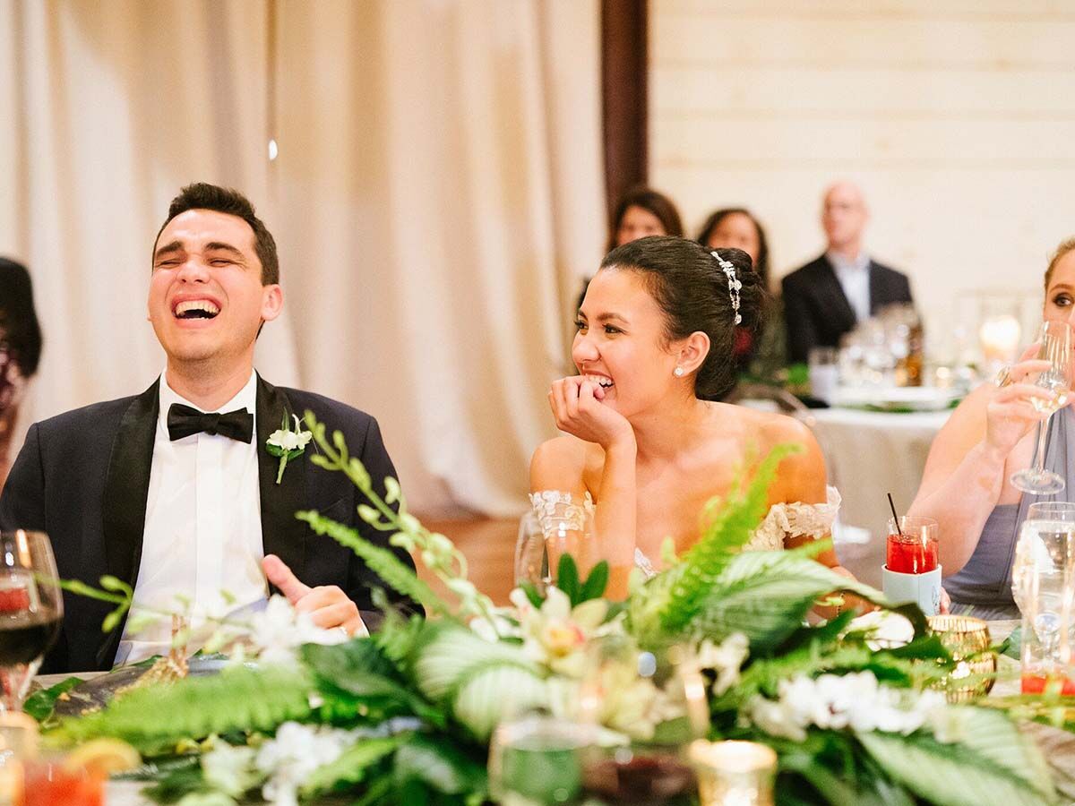 15 Funny Wedding Toasts & Jokes to Steal