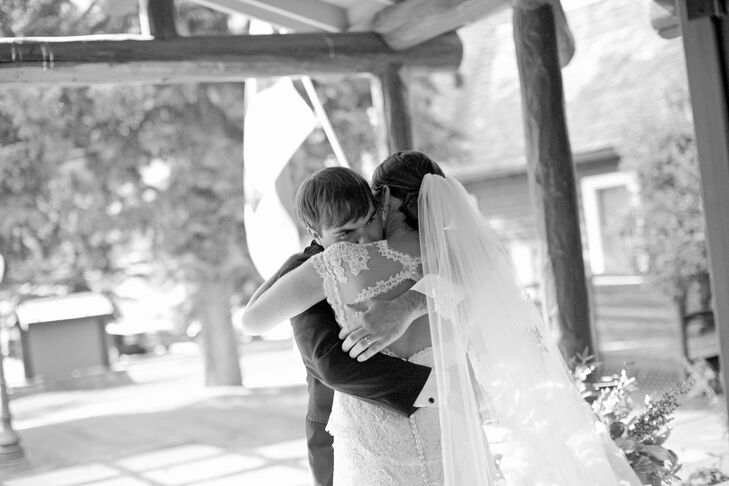 White Lace Nardos Imam Wedding Dress With Veil