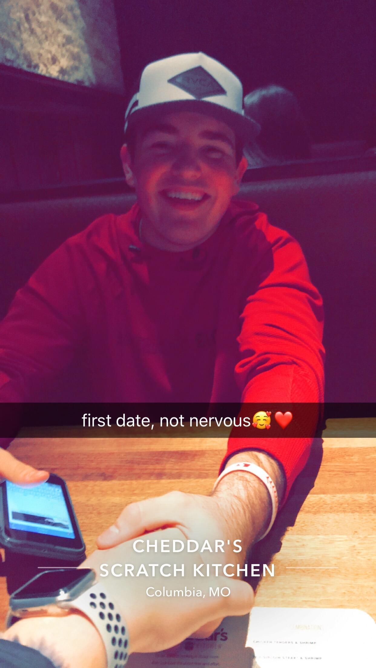 First Dinner Date @ Cheddar's Scratch Kitchen. A stranger paid for our meal!