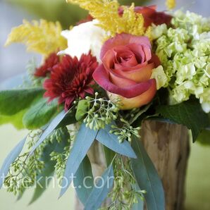 Birch Bark Centerpieces