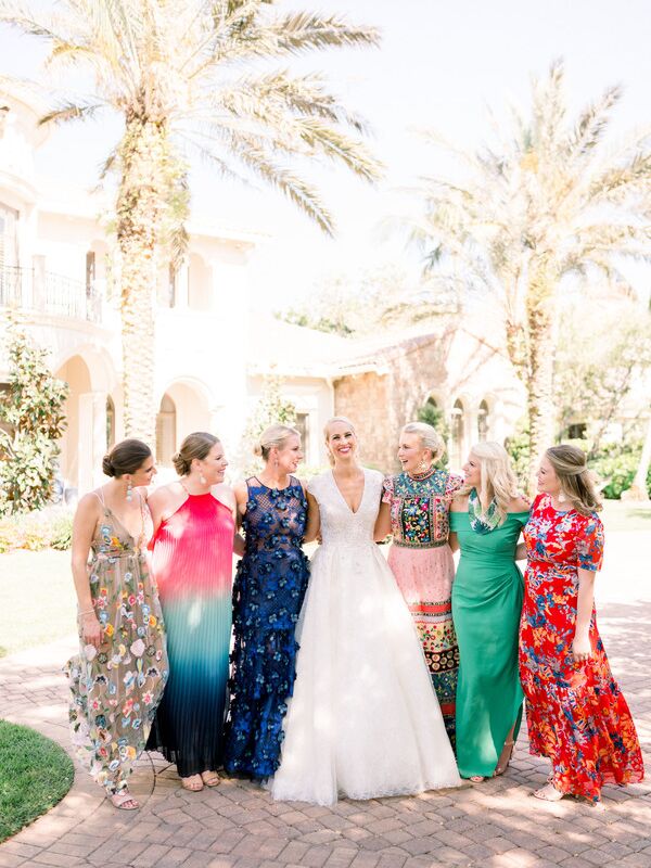 Pattern mixing for your maximalist wedding outfits