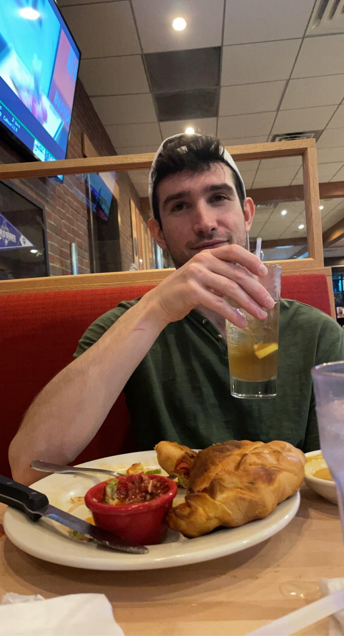 Pizza date night with this handsome guy