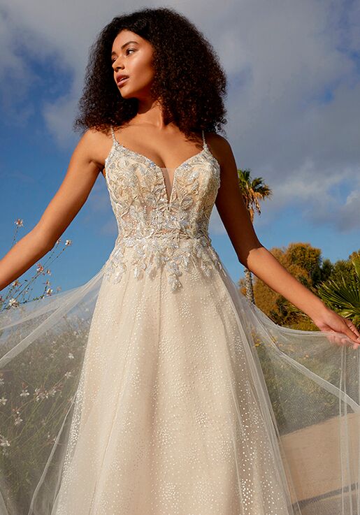 Demetrios 8144 A-Line Wedding Dress - 2