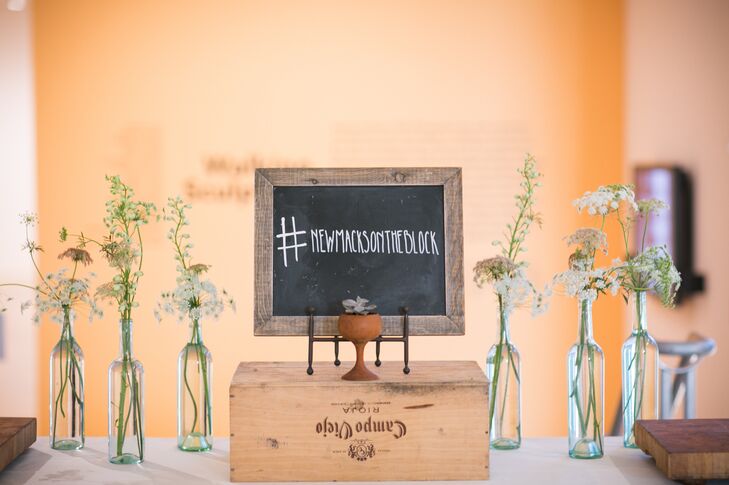 Apothecary Bottle Wildflower Arrangements