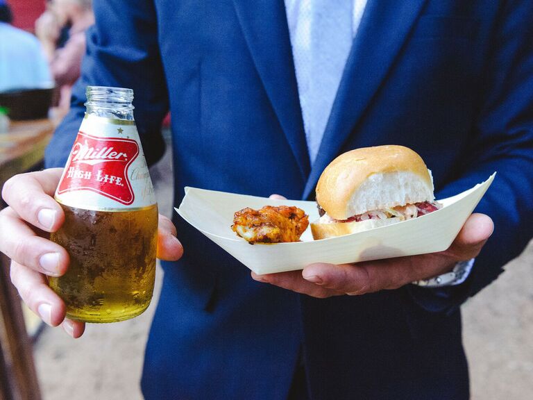 wedding menu bbq and beer
