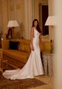 Justin Alexander Josie Fit-and-Flare Wedding Dress - thumbnail - 6