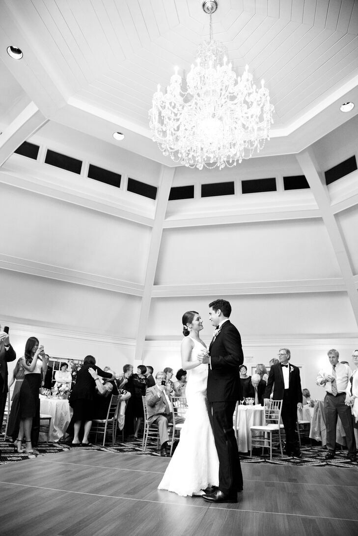 Dinner was followed by toasts and the couple’s first dance as husband and wife.