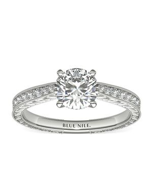 Blue Nile Round Cut Engagement Ring