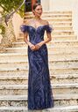 Ivonne D. 122D64 Blue Mother Of The Bride Dress - thumbnail - 1