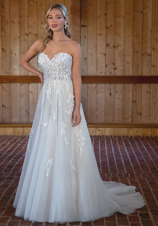 Essense of Australia D3529 A-Line Wedding Dress - 6