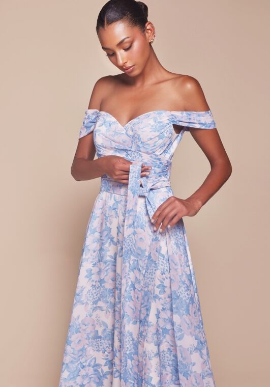 Ladivine 7441 Off the Shoulder Bridesmaid Dress - 5