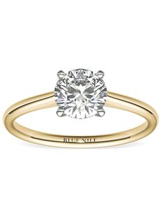 Blue Nile Round Cut Engagement Ring
