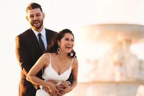 Couple at the Belle Isle Casino in Detroit, Michigan