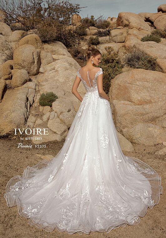IVOIRE by KITTY CHEN DIVINIA,V2105 A-Line Wedding Dress - 4