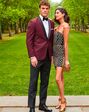 BLACKTIE ARLO Burgundy Wedding Tuxedo Red Tuxedo - thumbnail - 2