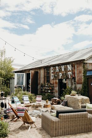 Lounge Area at Caravan Outpost in Ojai, California