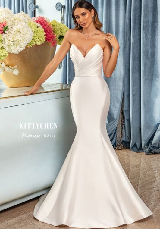 KITTYCHEN PRIMROSE, H2331 Mermaid and Trumpet Wedding Dress - 5