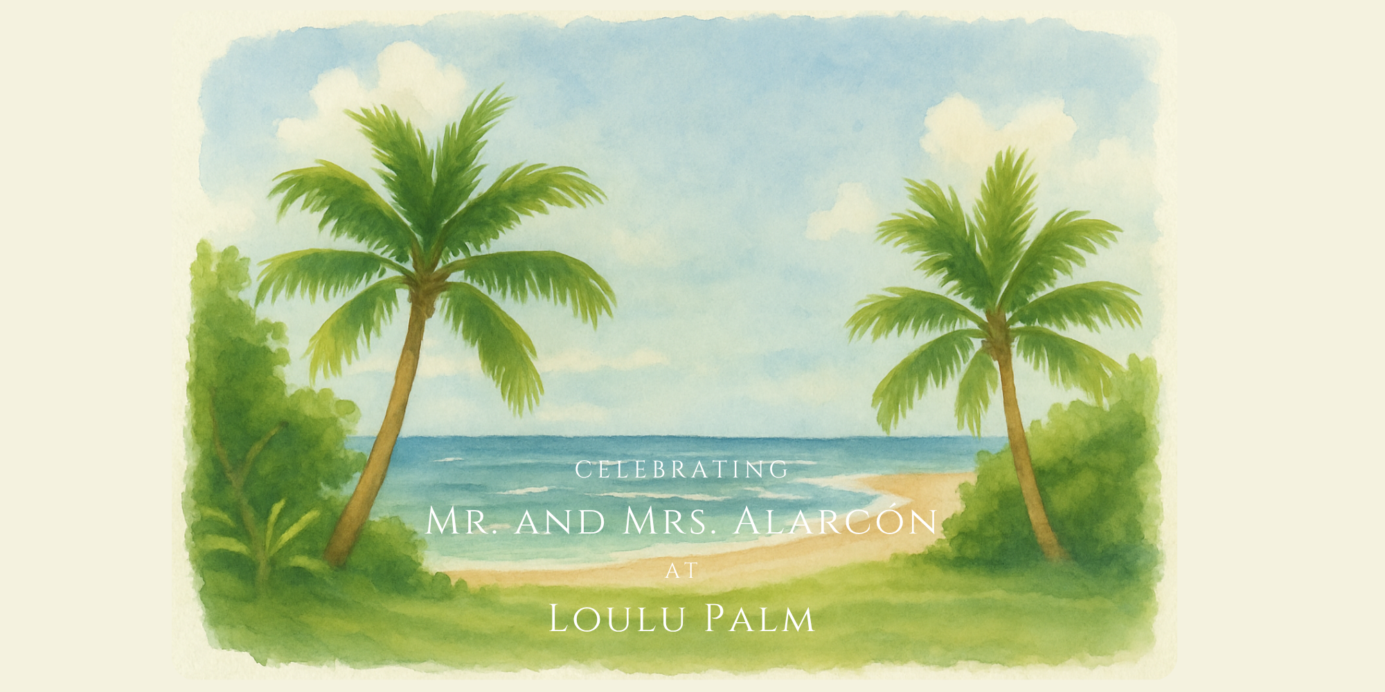 Alizé & Gil Home Page Banner