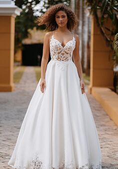 Allure Couture C653 Ball Gown Wedding Dress