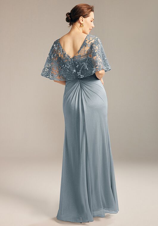 AW Bridal AW Marlena Dress Blue Mother Of The Bride Dress - 4
