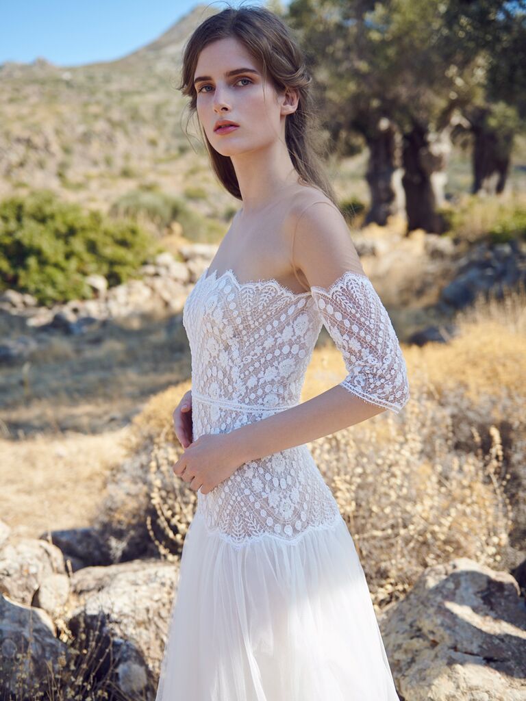 Vintage Sheath Wedding Dress
