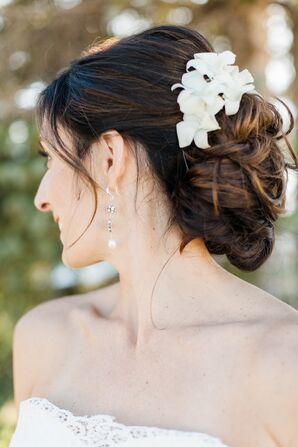 White Stephanotis Updo Hair Accessory