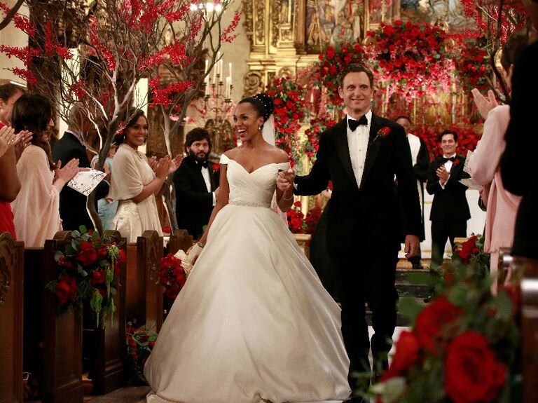 Olivia Pope's wedding dress from Scandal