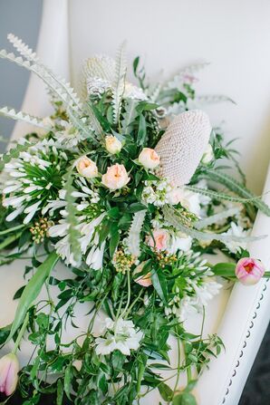 Exotic Hanging Bridal Bouquet