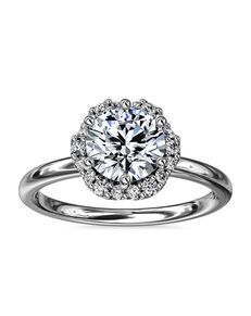 Blue Nile Round Cut Engagement Ring
