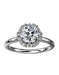 Blue Nile Round Cut Engagement Ring