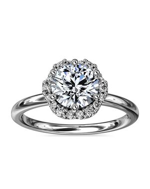 Blue Nile Round Cut Engagement Ring