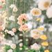 Romantic Hanging Carnations and Wildflowers