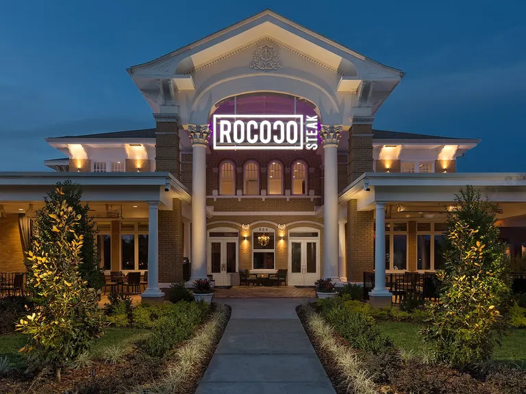 Exterior of Rococo Steak wedding venue in Florida