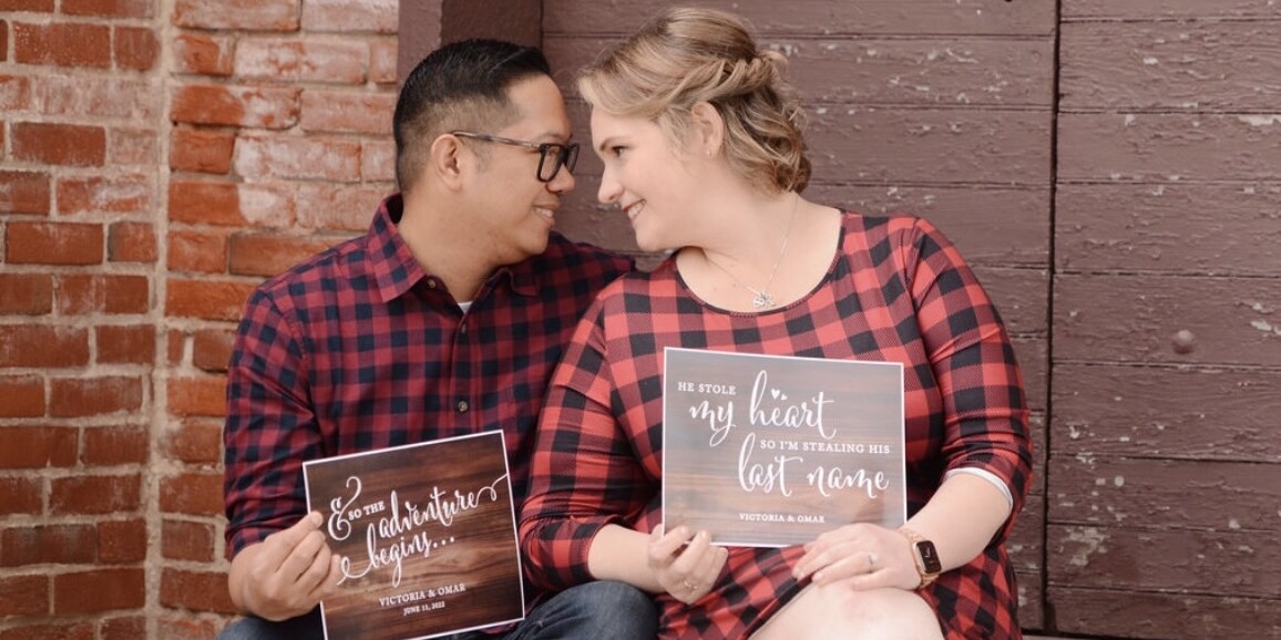 Victoria & Omar Home Page Banner
