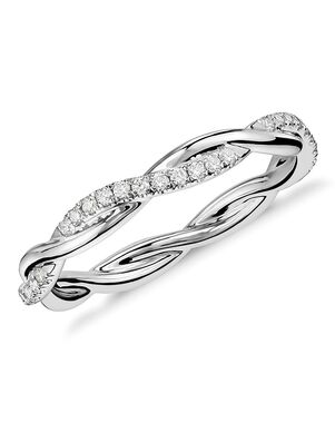 Blue Nile 601400W1492 White Gold Wedding Ring