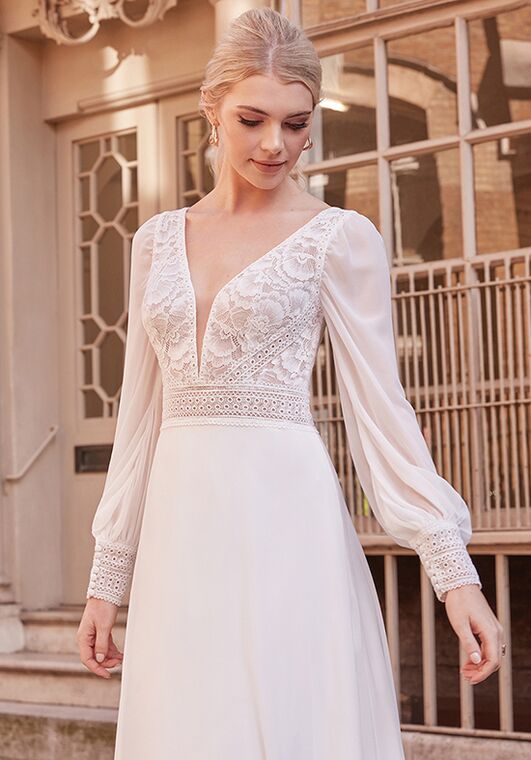 Adore by Justin Alexander Griffin A-Line Wedding Dress - 4