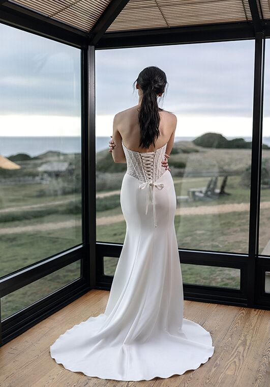 Adore by Justin Alexander Esmarie Fit-and-Flare Wedding Dress - 4