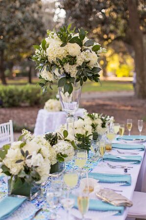 Garden-Chic Reception Tablescape