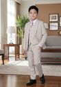 BLACKTIE "Liam" Sand Suit (5-Piece Set) Flower Girl Dress and Ring Bearer Outfit - thumbnail - 1