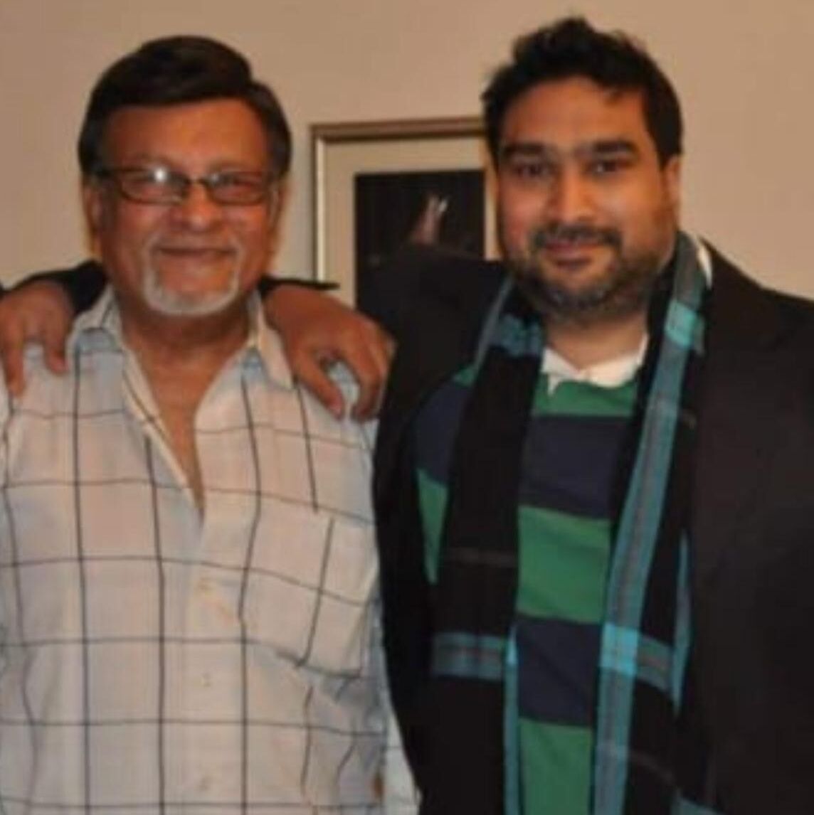 Picture of Dr Ashok with his son Dr Amrit Ashok