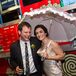 Bride and Groom at Food Truck