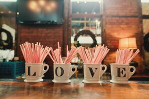 Love Mug Reception Decor