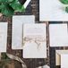 Classic, Fresh Wedding Invitations With Floral and Gold Foil