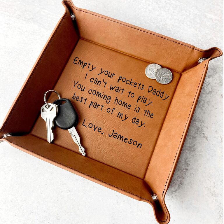 leather valet father's day gifts
